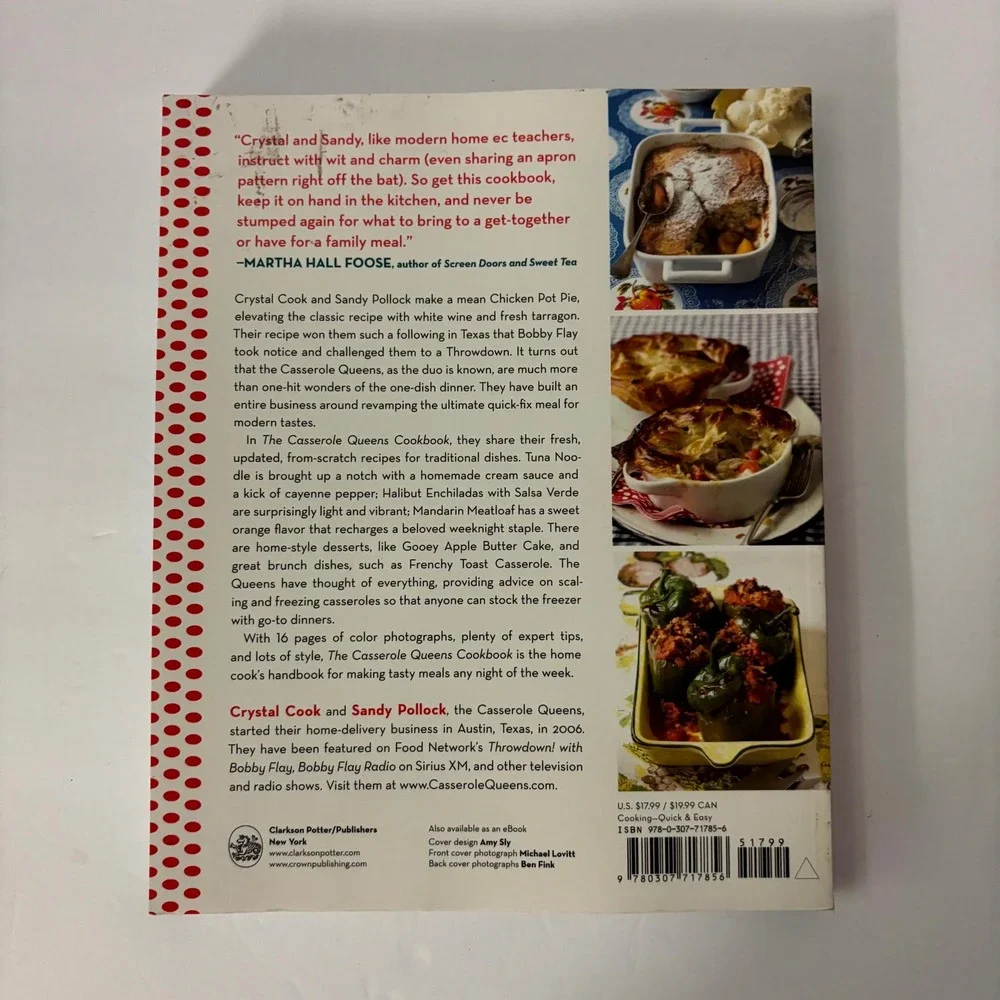 Casserole Queens Cookbook 100 Easy One-Dish Recipes Crystal Cook Sandy Pollock